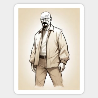 Walter White - I am the one who knocks Sticker